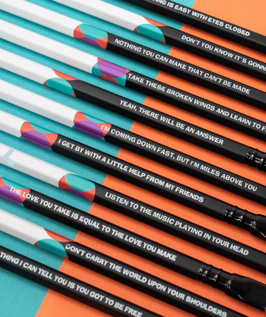 Blackwing Graphite Pencil - Volume 192 - The Lennon & Mccartney Pencil