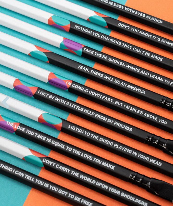 Blackwing Graphite Pencil - Volume 192 - The Lennon & Mccartney Pencil