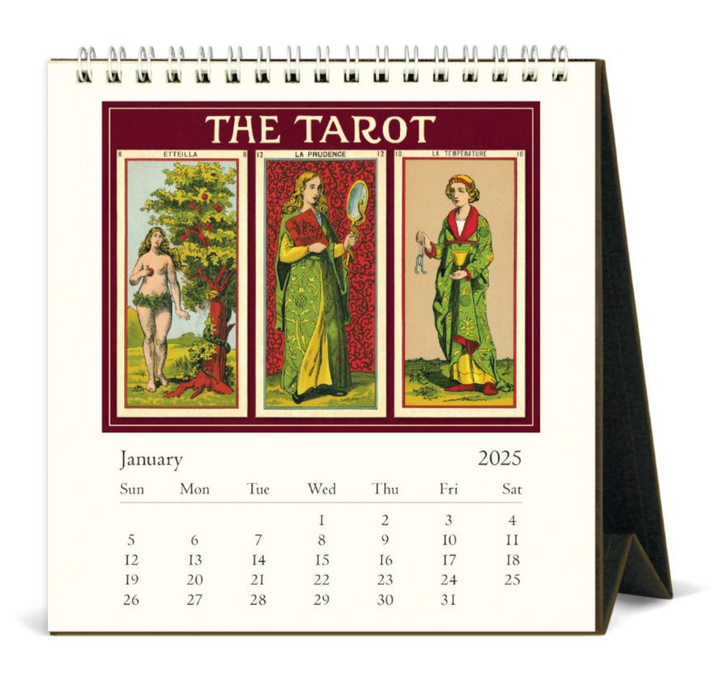 Cavallini 2025 Desk Calendar - Tarot