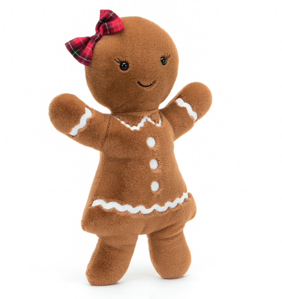 Jellycat Jolly Gingerbread Ruby Large