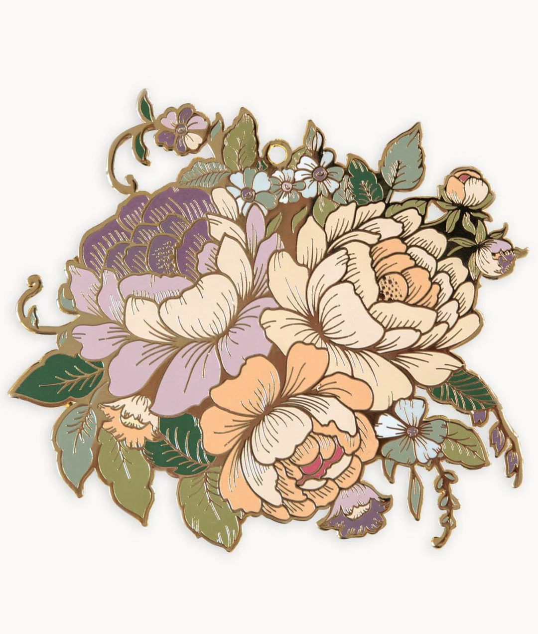 Enamel Christmas Ornament - Flower