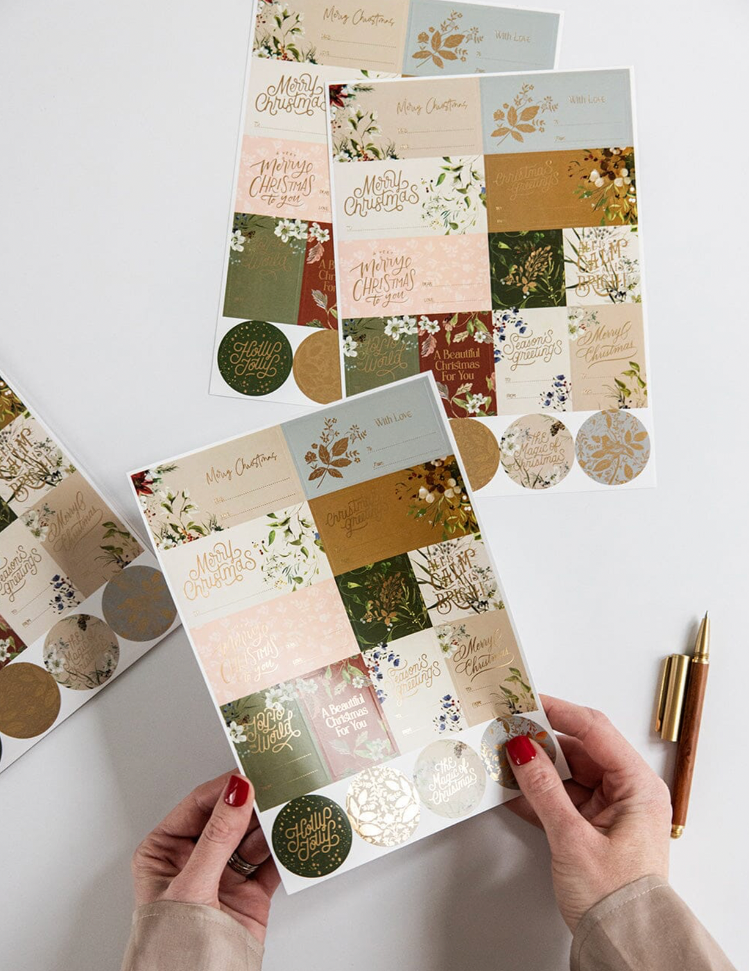 Christmas Stickers - Christmas Garden