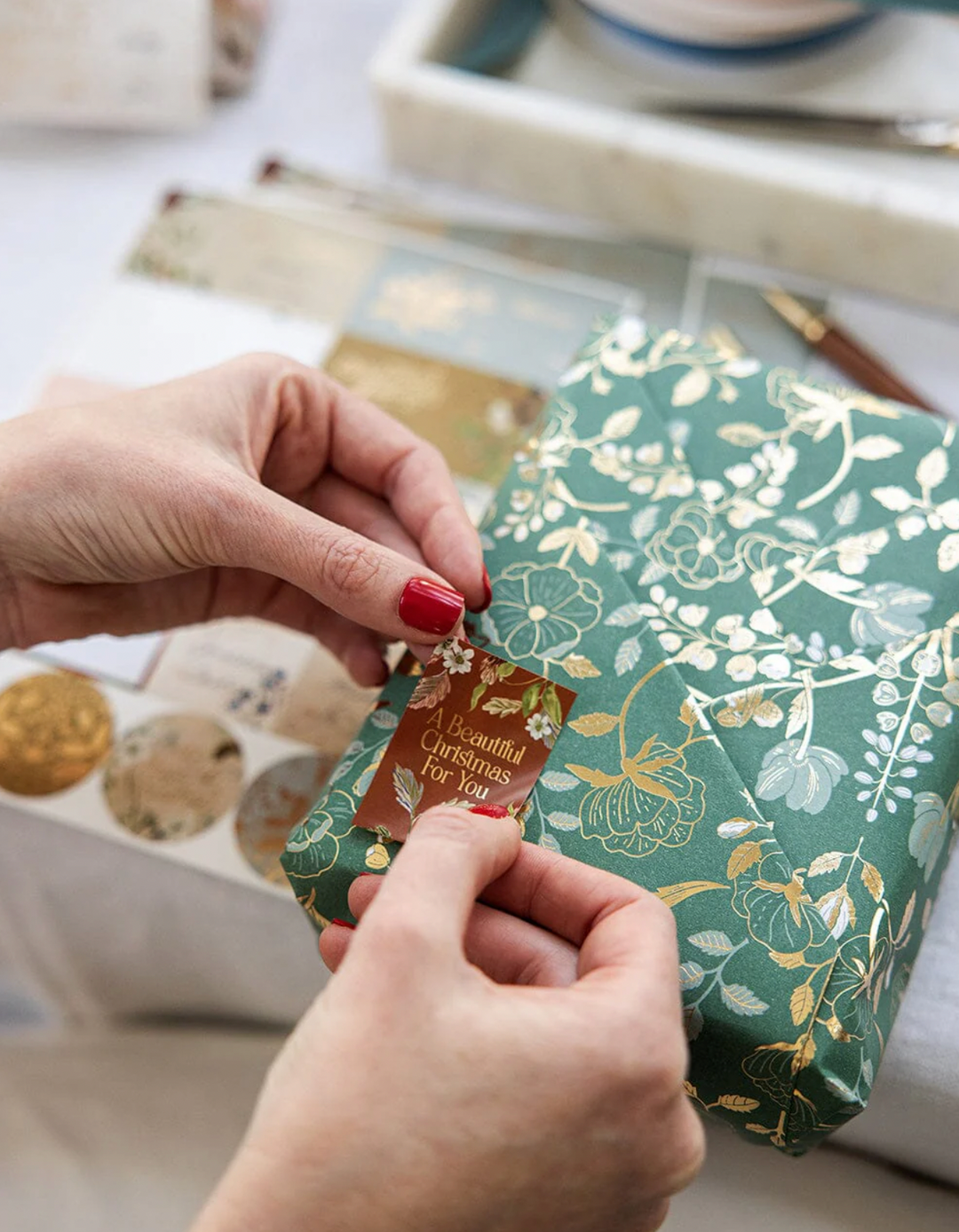 Christmas Stickers - Christmas Garden