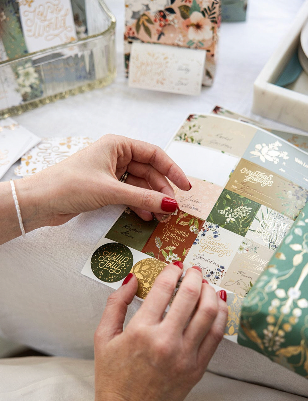 Christmas Stickers - Christmas Garden