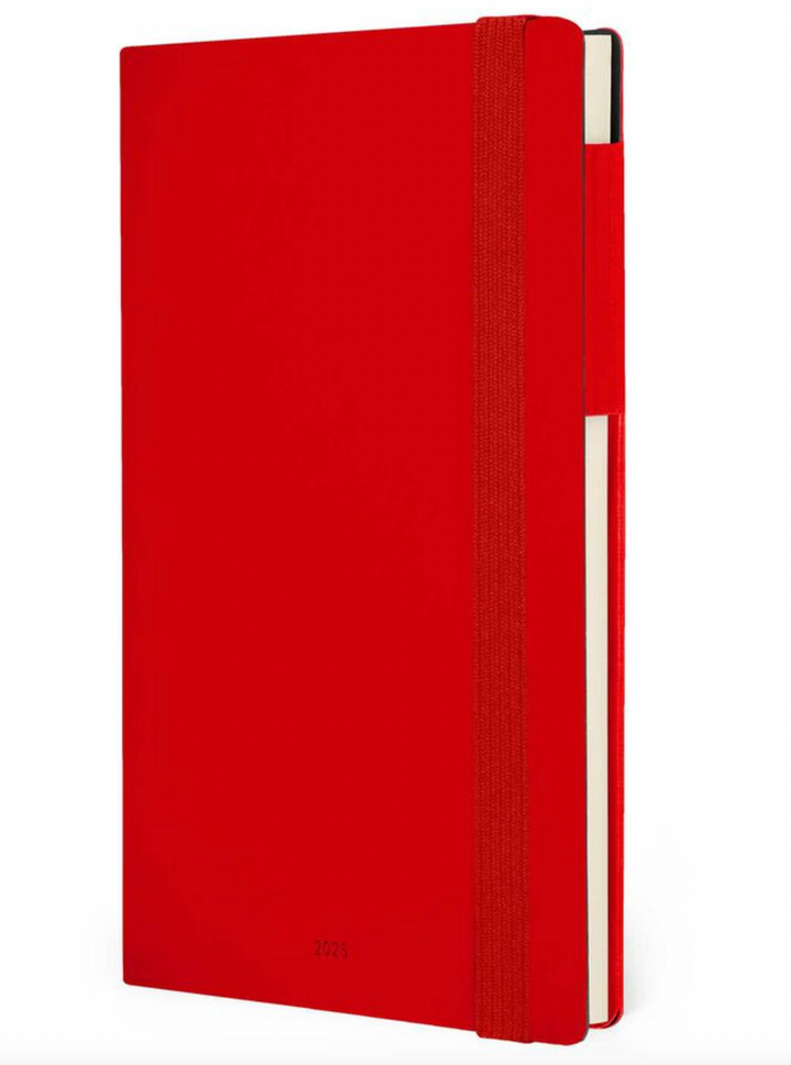 2025 Medium Weekly Diary - Radiant Red