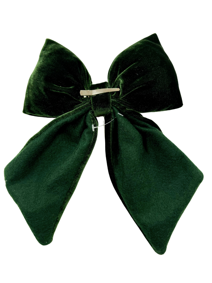 Velvet Bow Tie - Green