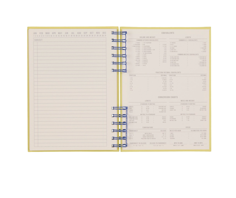 Standard Issue Planner Notebook No. 12 - Cobalt + Citron