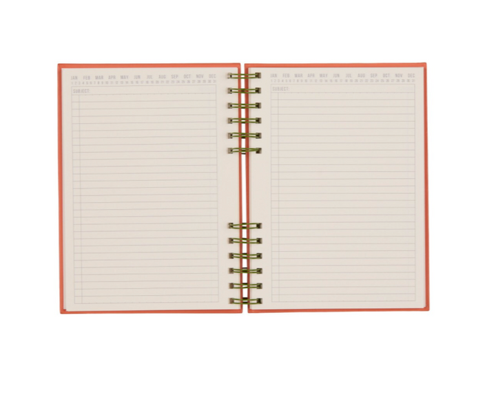 Standard Issue Planner Notebook No. 12 - Army Green + Chili