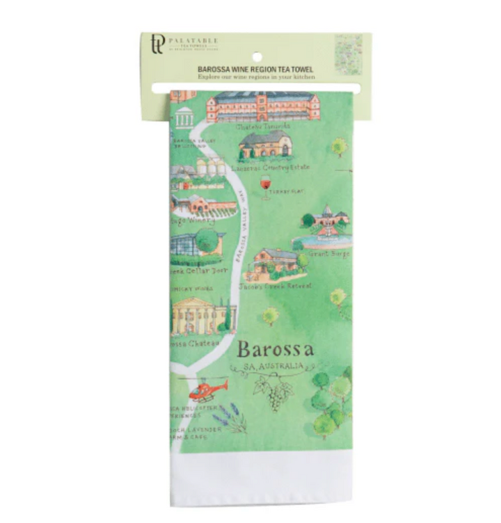 Wine Region Tea Towel - Barossa Valley