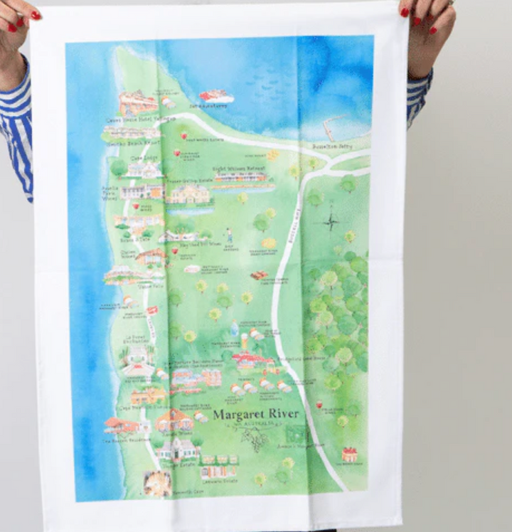 Wine Region Tea Towel - Margaret River