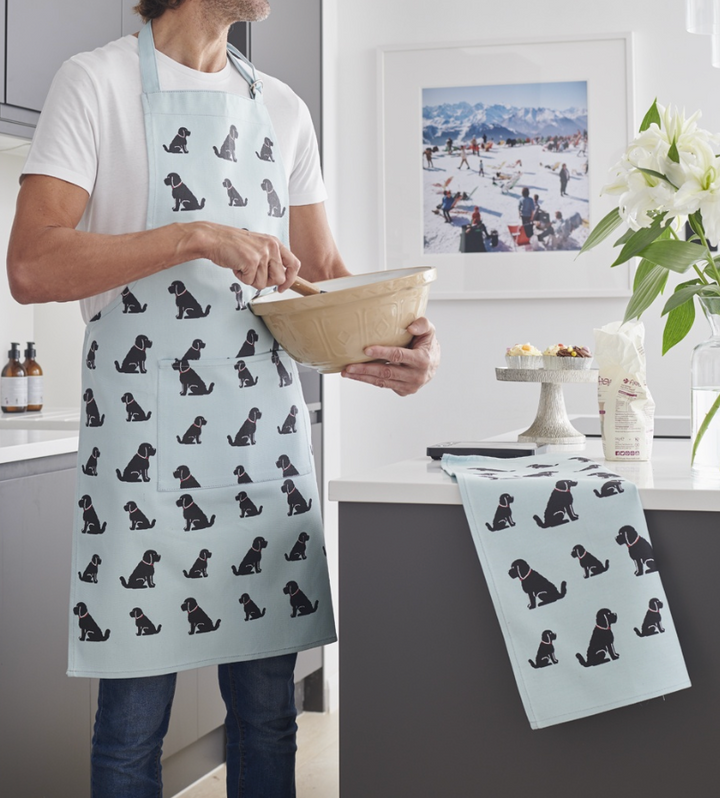 Sweet William Tea Towel - Cockapoo / Labradoodle (Black)