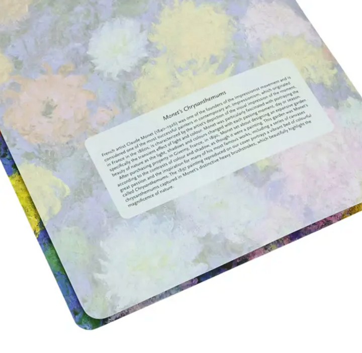 Cahier Journal - Monet's Chrysanthemums