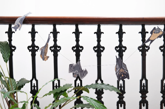 East End Decorative Garland 3m Long - Bats