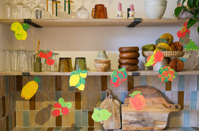 East End Decorative Garland 3m Long - Fruit