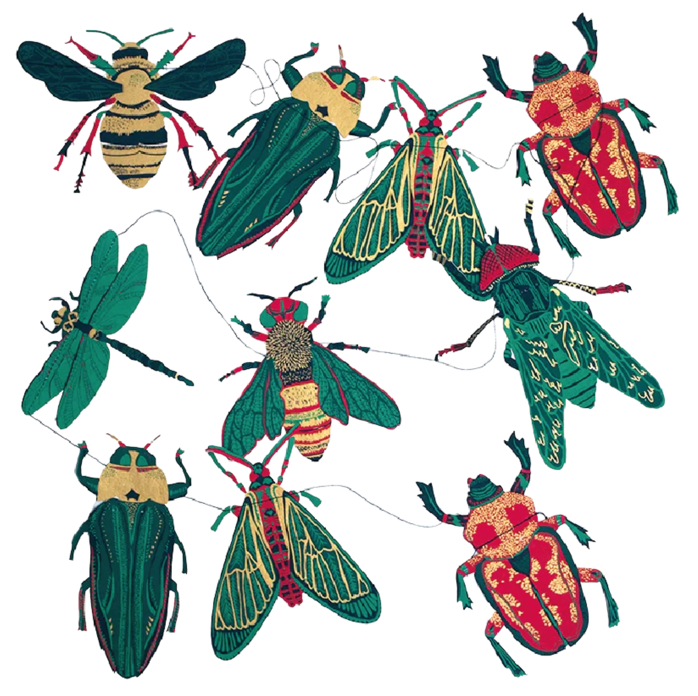 East End Decorative Garland 3m Long - Insects