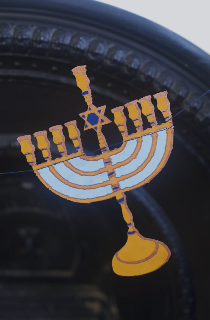 East End Decorative Garland 3m Long -  Hanukkah