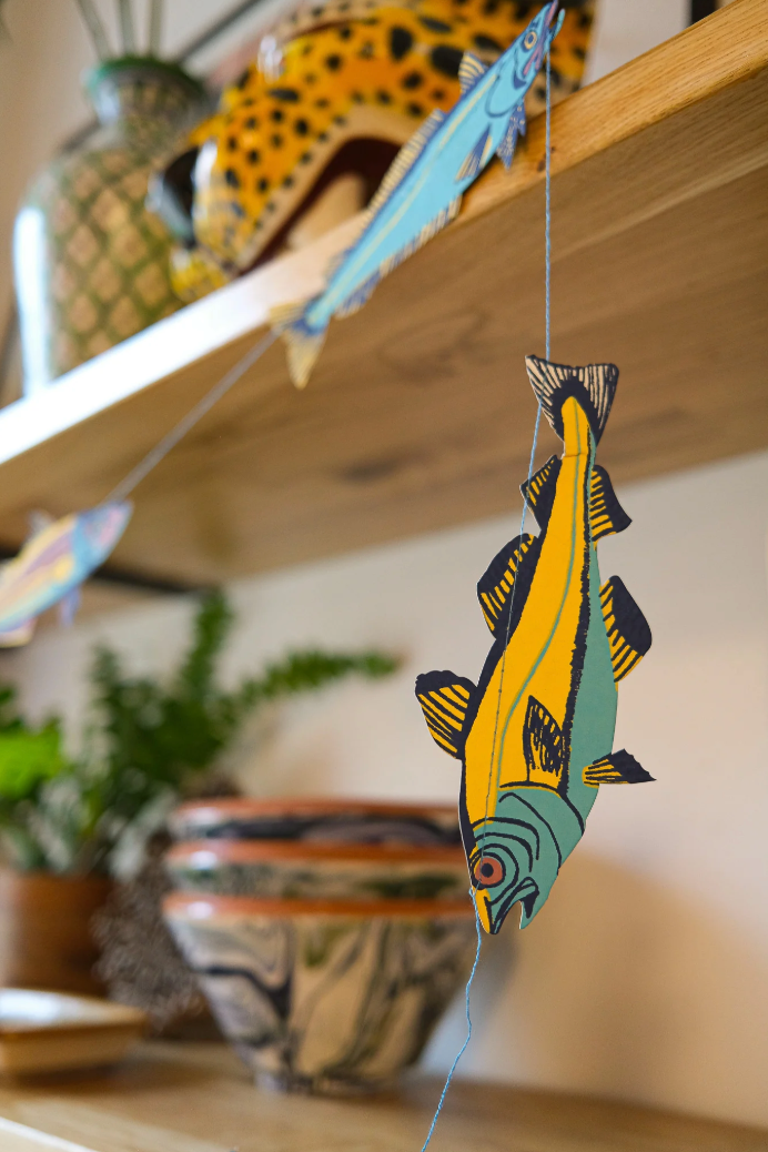 East End Decorative Garland 3m Long - Fish