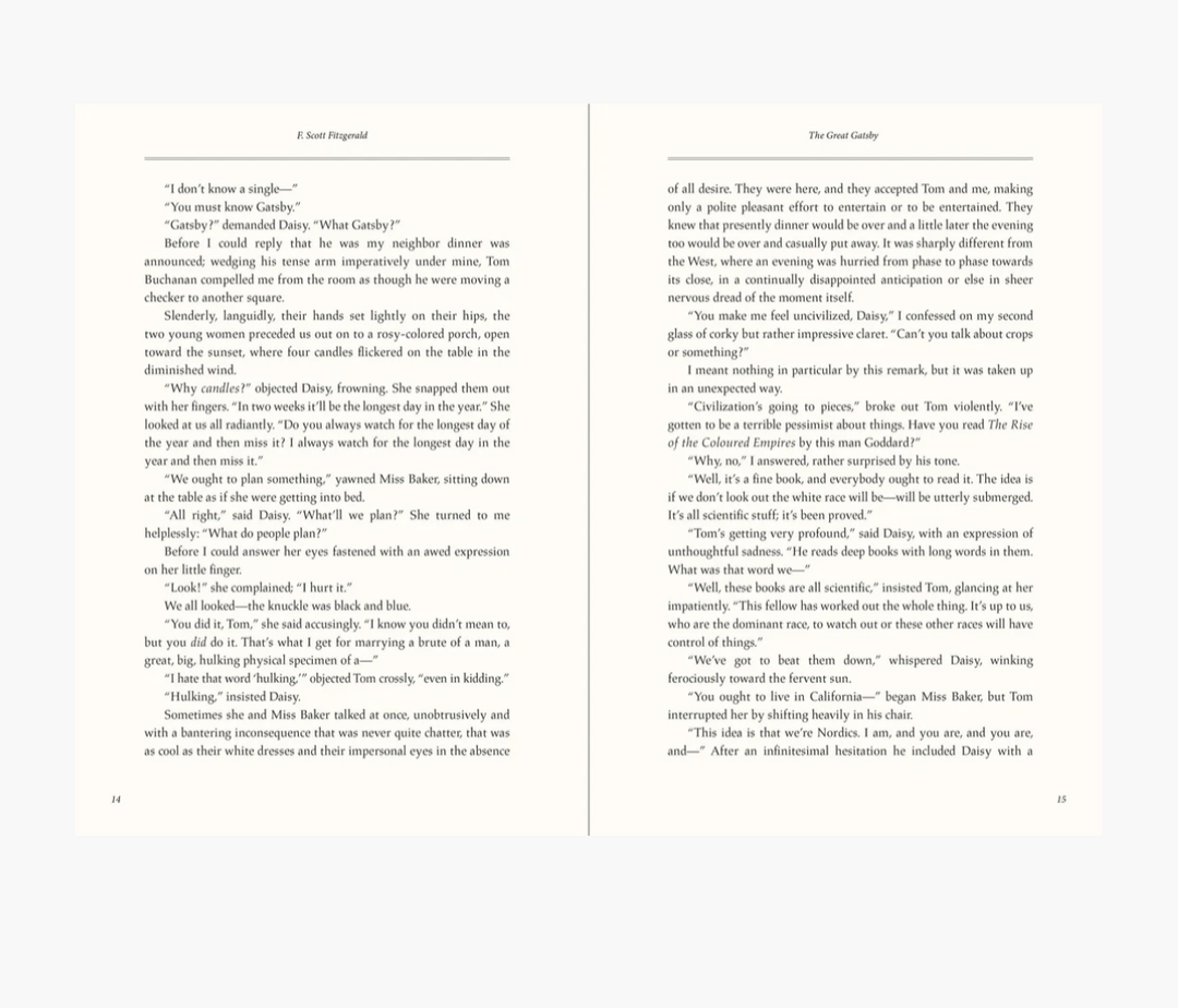 Book - The Great Gatsby Masterpiece Library Edition