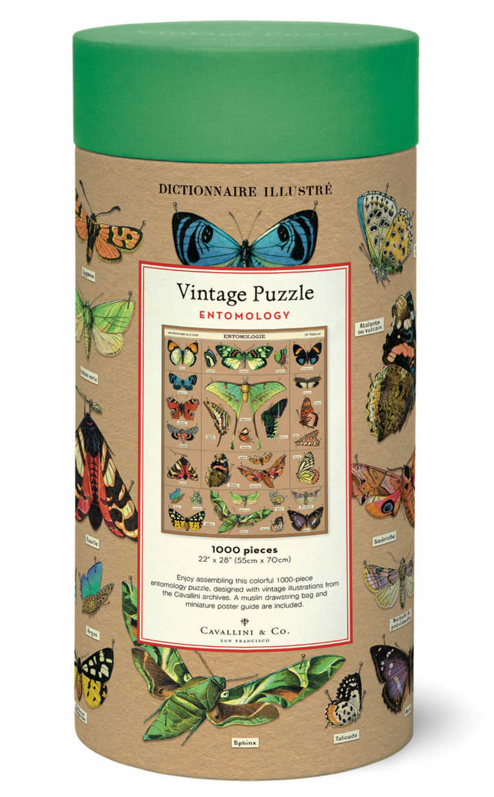 Cavallini & Co 1000 Piece Puzzle - Entomology
