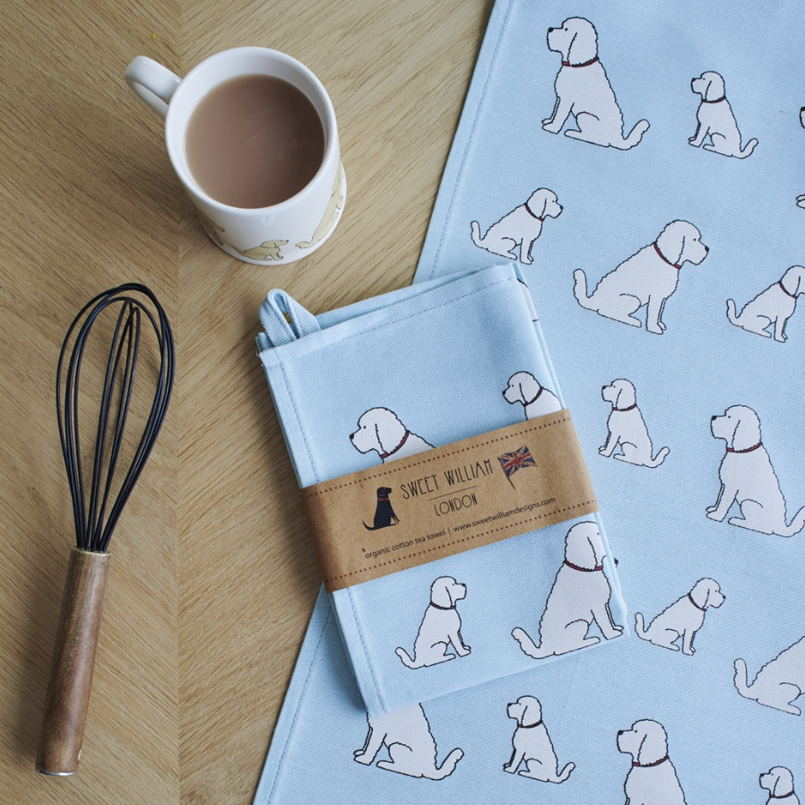 Sweet William Tea Towel - Cockapoo / Labradoodle (Apricot)