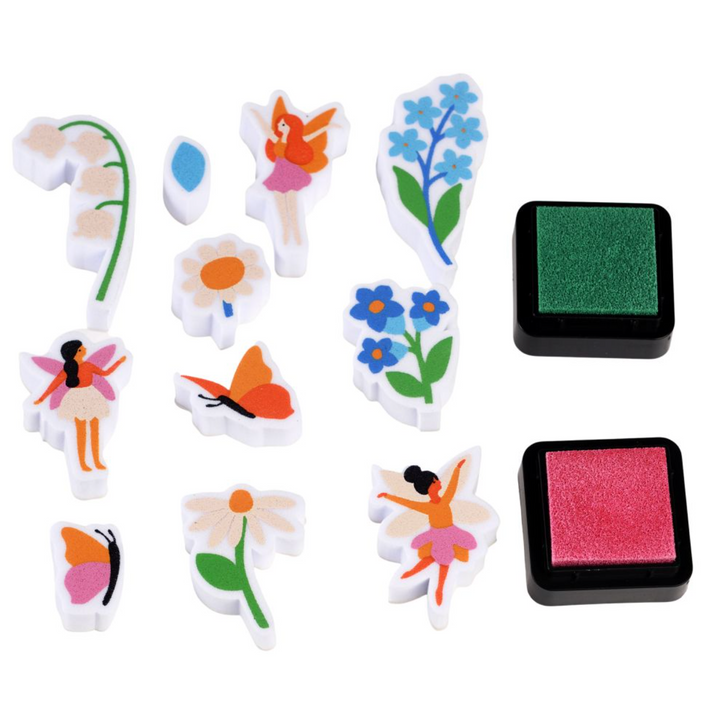 Rex London Set of Mini Stamps - Fairies in the Garden