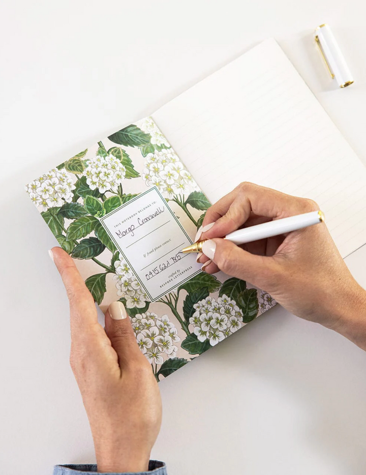 Bespoke Pocket Notebook - Hydrangea
