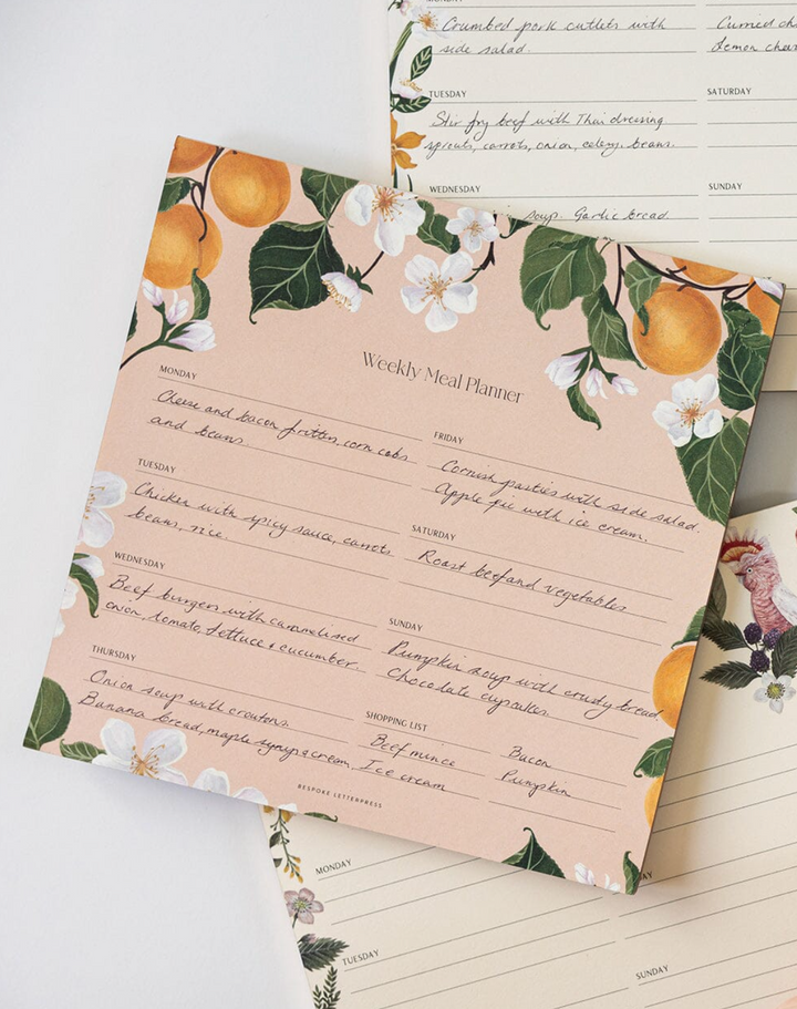 Bespoke Meal Planner - Peaches