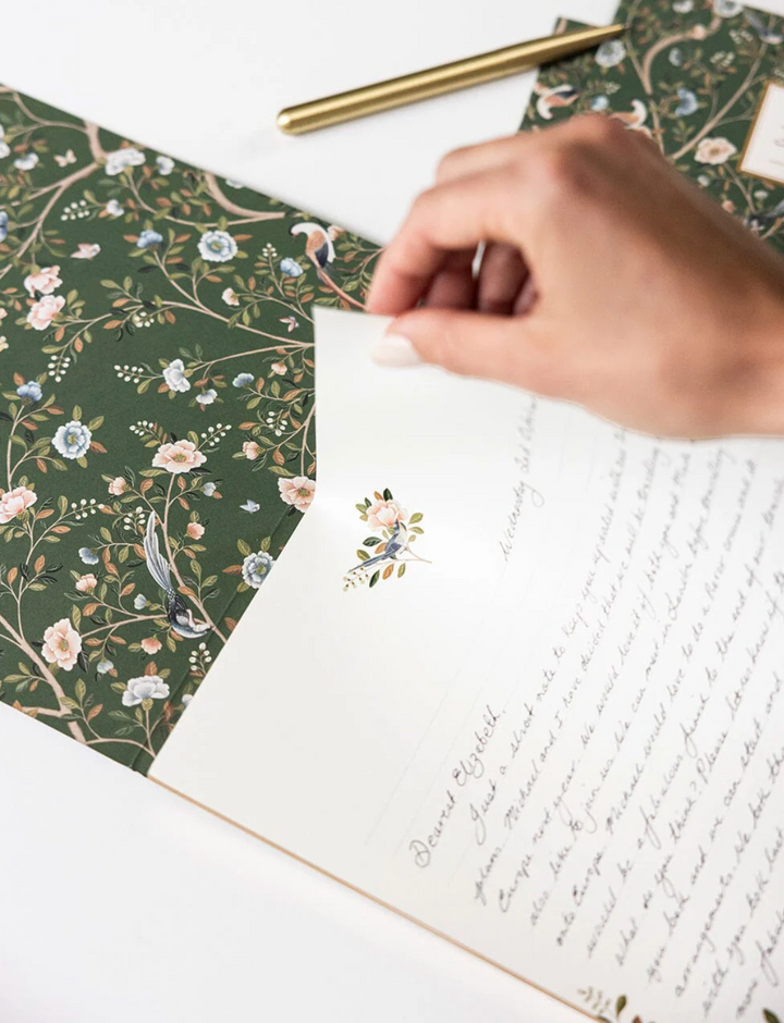 Bespoke Writing Pad - Camellia Tree