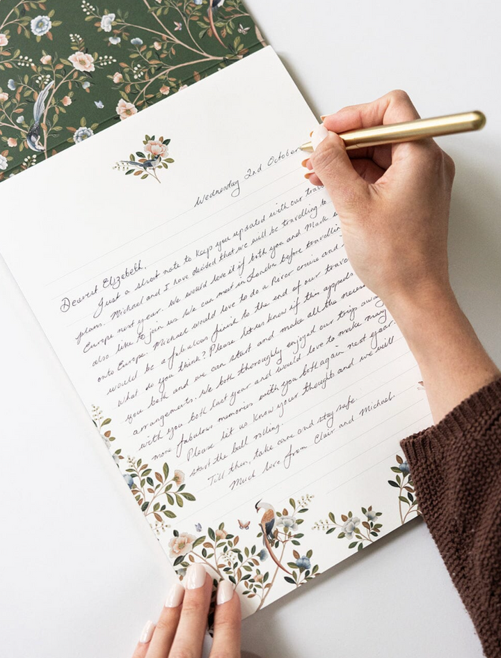 Bespoke Writing Pad - Camellia Tree