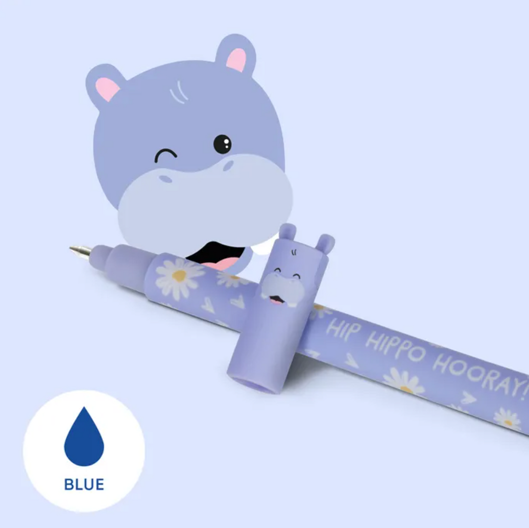 Erasable Gel Pen - Hippo