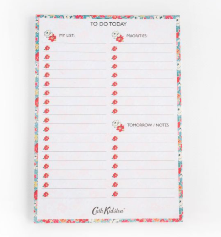 Desk Planner Notepad - Florals