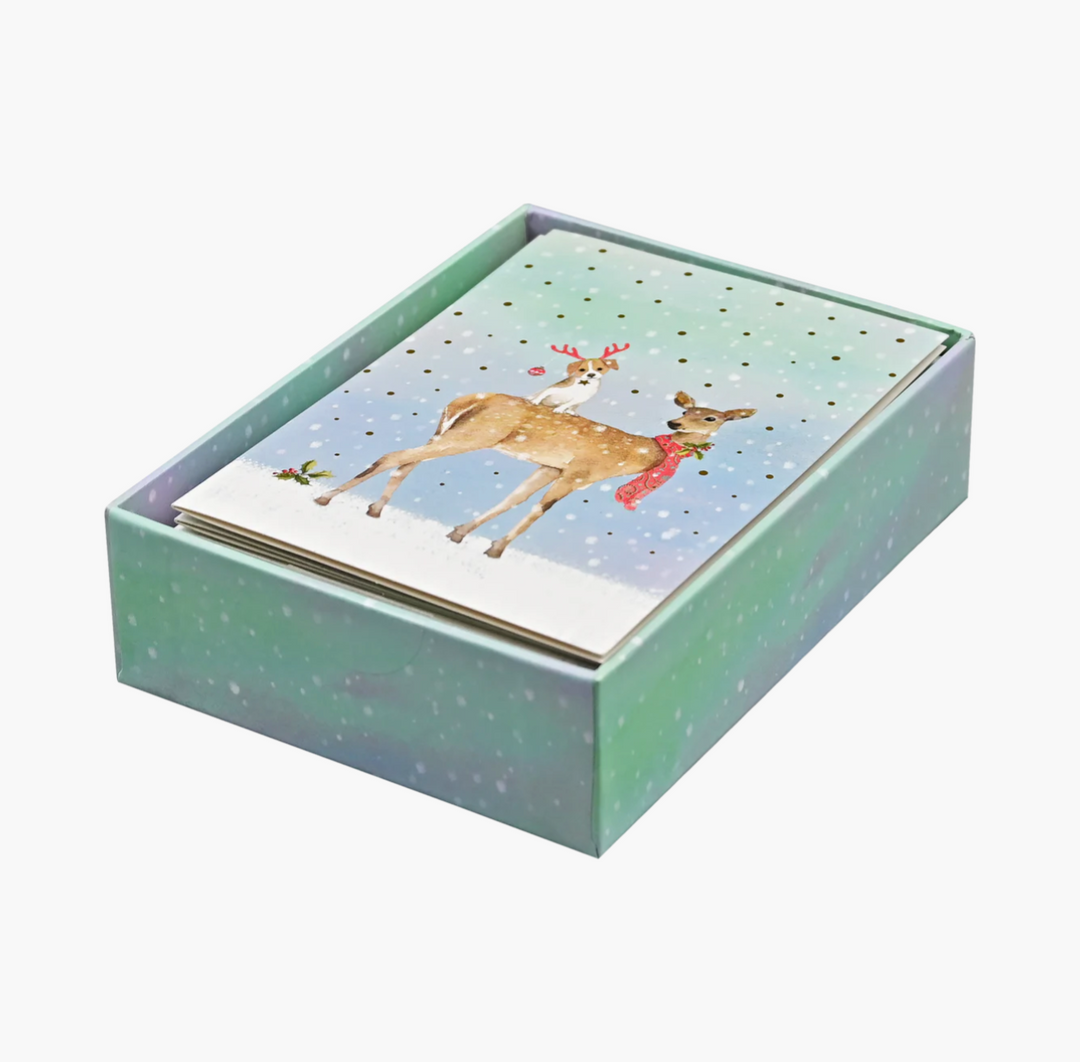Small Boxed Christmas Cards - Winter Friends