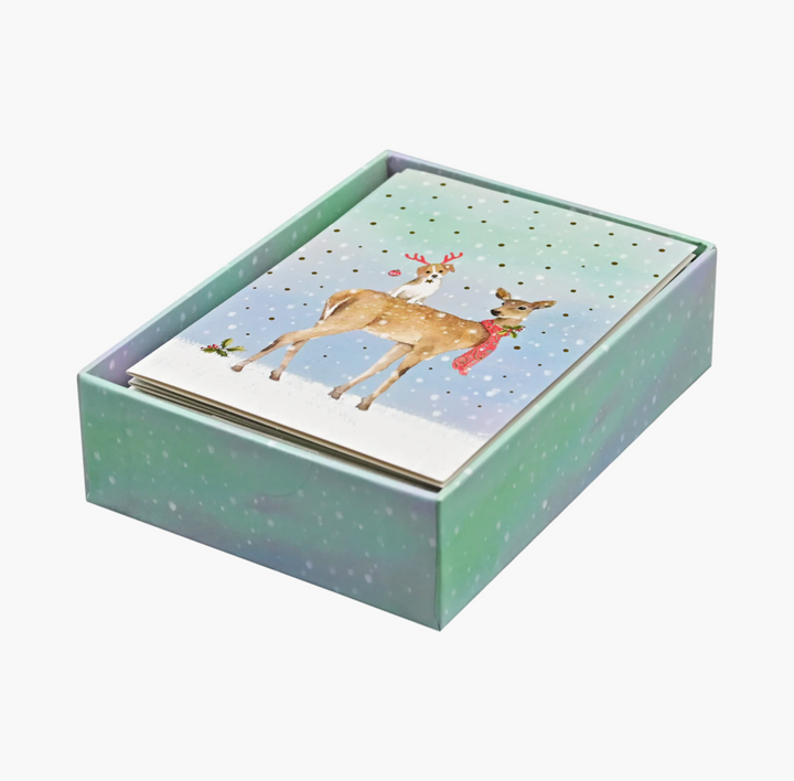 Small Boxed Christmas Cards - Winter Friends