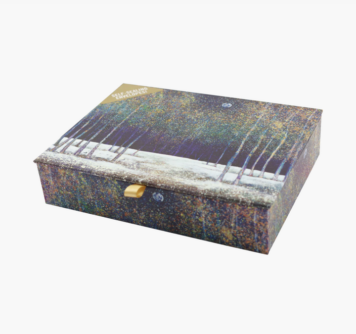 Deluxe Boxed Christmas Cards - Woodland Evening