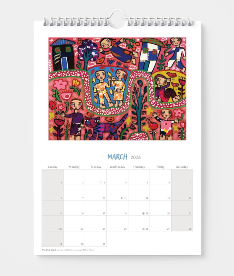 BIP 2026 Wall Calendar - Rebecca Cool