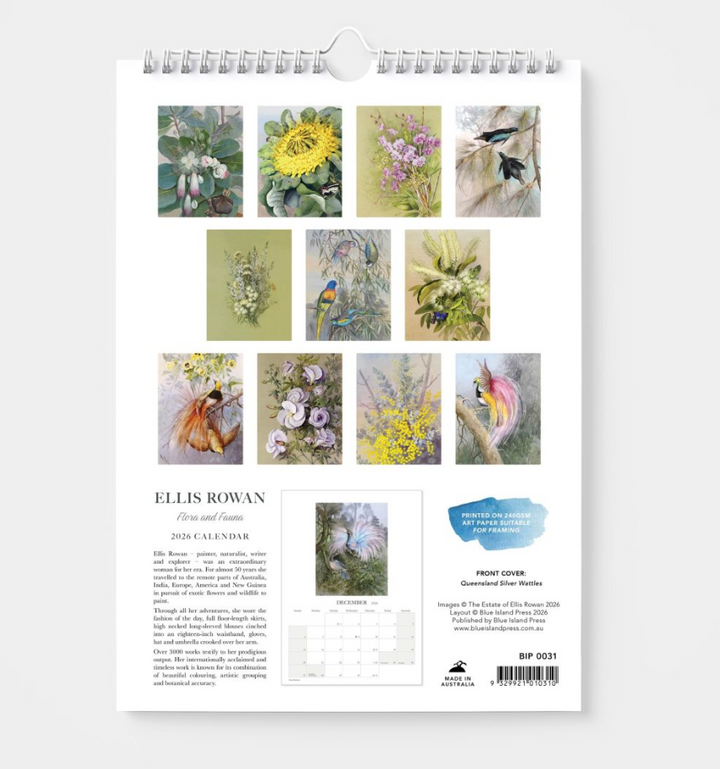 BIP 2026 Wall Calendar - Ellis Rowan