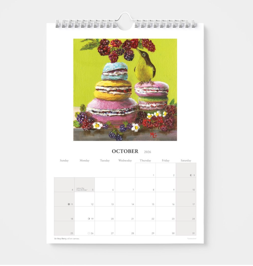 BIP 2026 Wall Calendar - Minky Grant