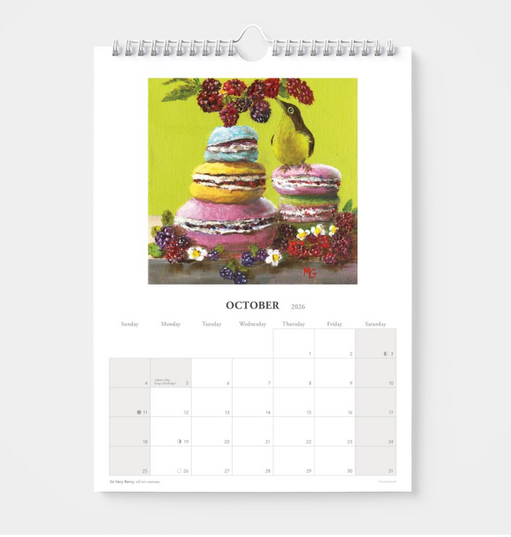 BIP 2026 Wall Calendar - Minky Grant