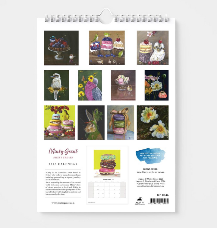 BIP 2026 Wall Calendar - Minky Grant