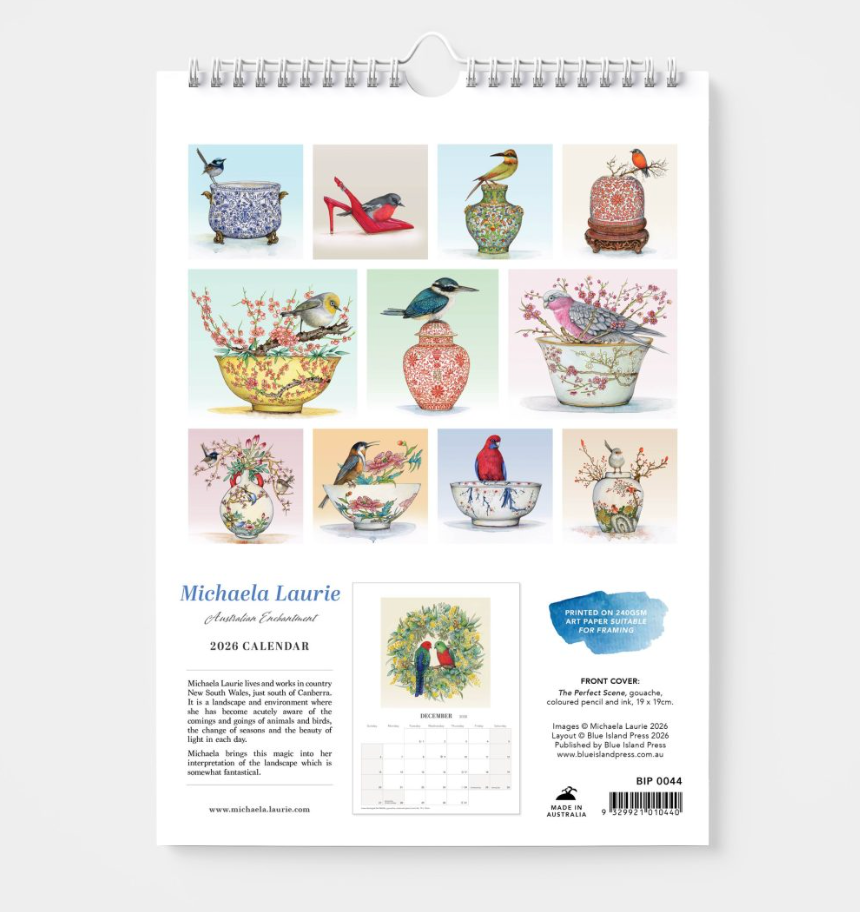BIP 2026 Wall Calendar - Michaela Laurie
