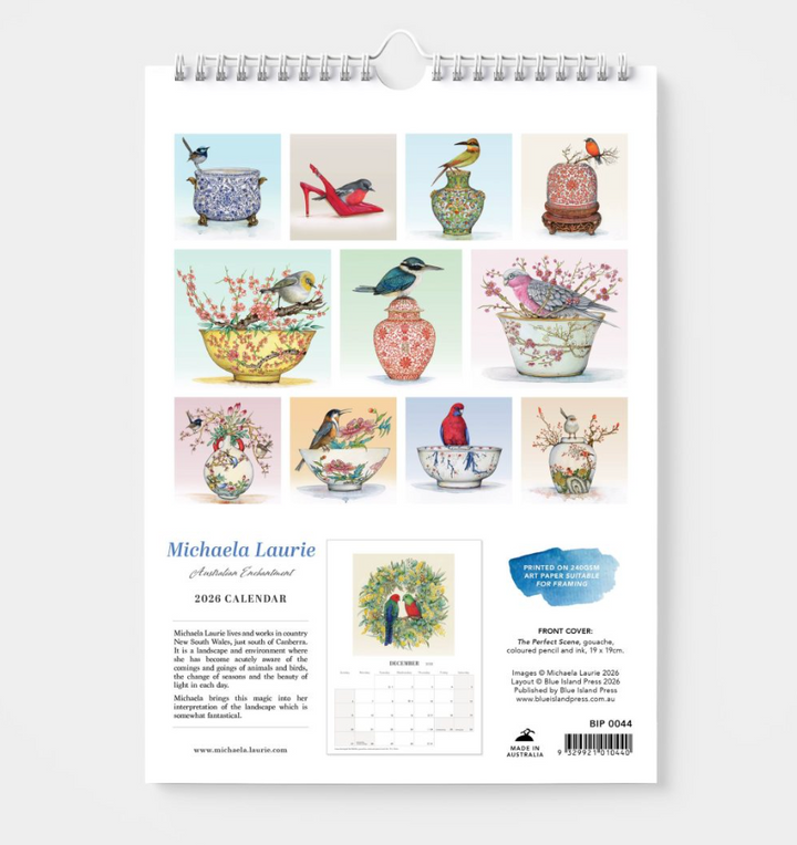 BIP 2026 Wall Calendar - Michaela Laurie