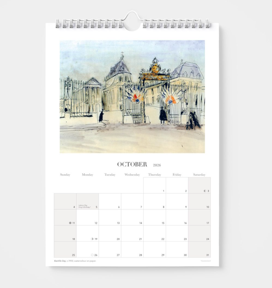 BIP 2026 Wall Calendar - Margaret Olley Inks