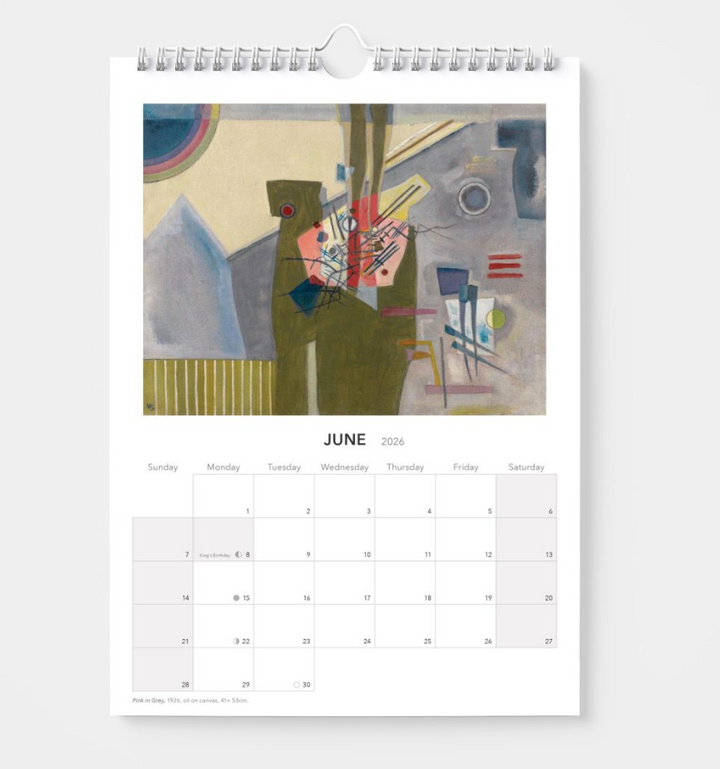BIP 2026 Wall Calendar - Kandinsky