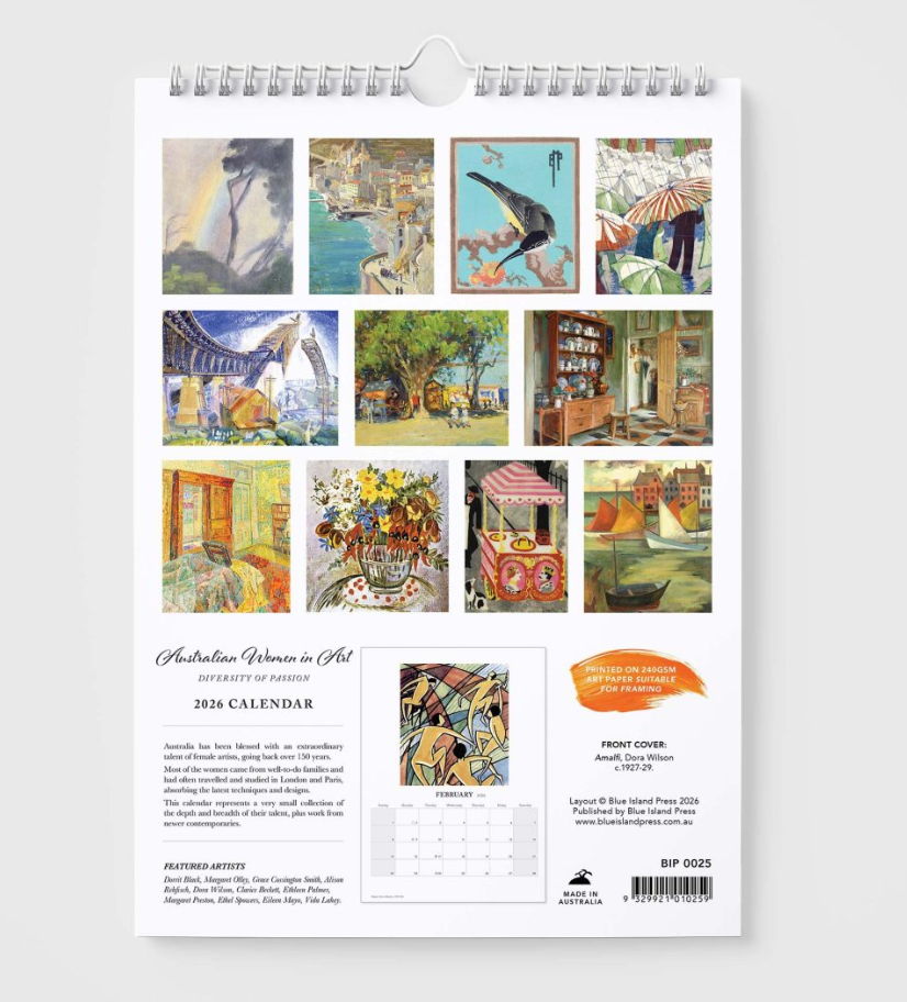 BIP 2026 Wall Calendar - Australian Women in Art