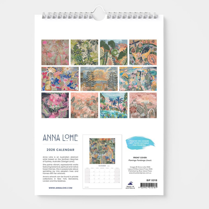 BIP 2026 Wall Calendar - Anna Lohe