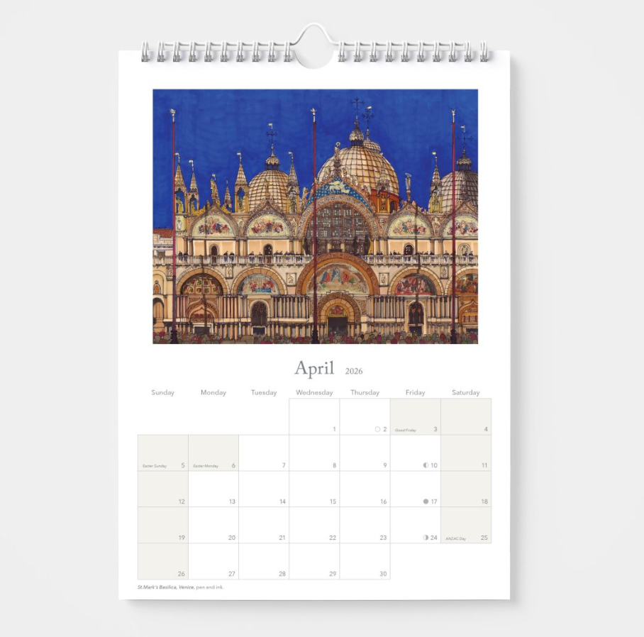 BIP 2026 Wall Calendar - Desmond Freeman