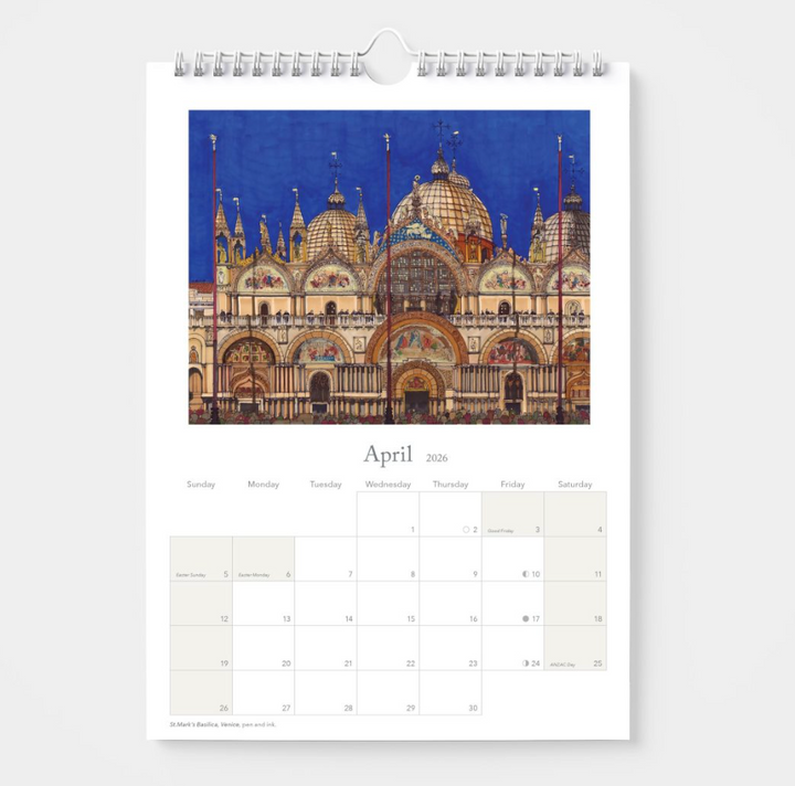 BIP 2026 Wall Calendar - Desmond Freeman