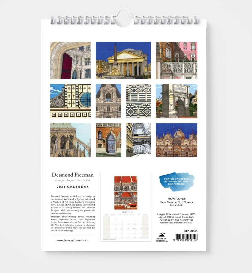 BIP 2026 Wall Calendar - Desmond Freeman