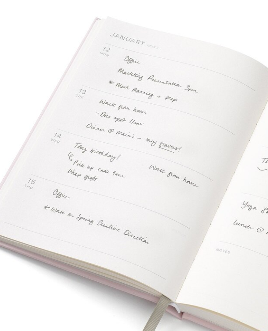 Papier 2026 Weekly Diary - Joy Pink