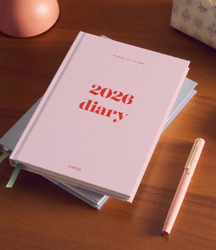 Papier 2026 Weekly Diary - Joy Pink